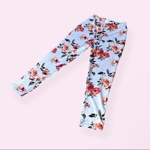 SHEIN White Floral Dress Pants (M)